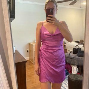 Pink Minidress
